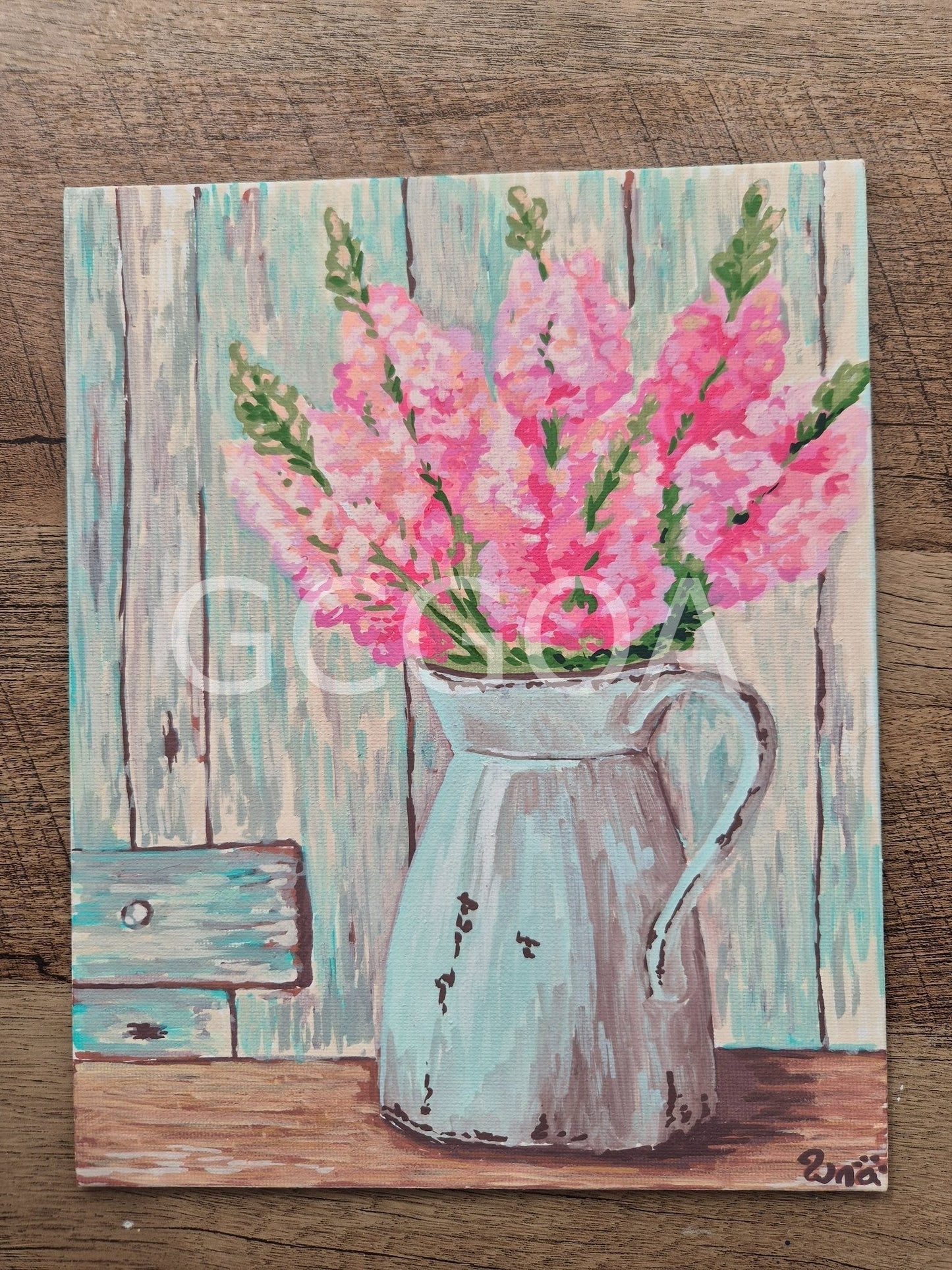 Rustic Pink - Gold Coast Gallery Of ArtRenae Hall
