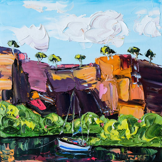 Sailing The Kimberly - Fine Art Print - Gold Coast Gallery Of ArtAngela Hawkey