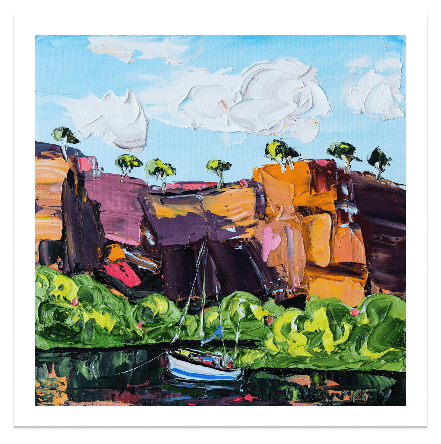 Sailing The Kimberly - Fine Art Print - Gold Coast Gallery Of ArtAngela Hawkey