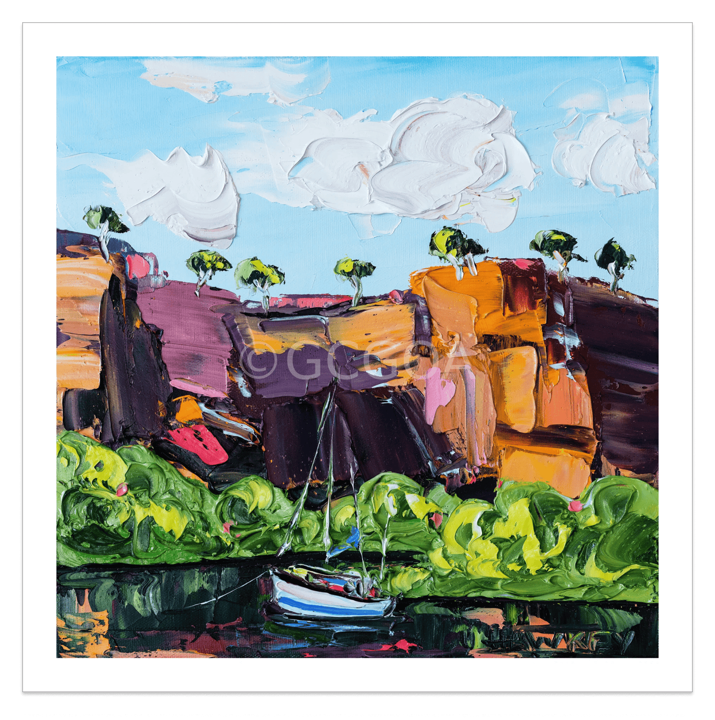Sailing The Kimberly - Fine Art Print - Gold Coast Gallery Of ArtAngela Hawkey