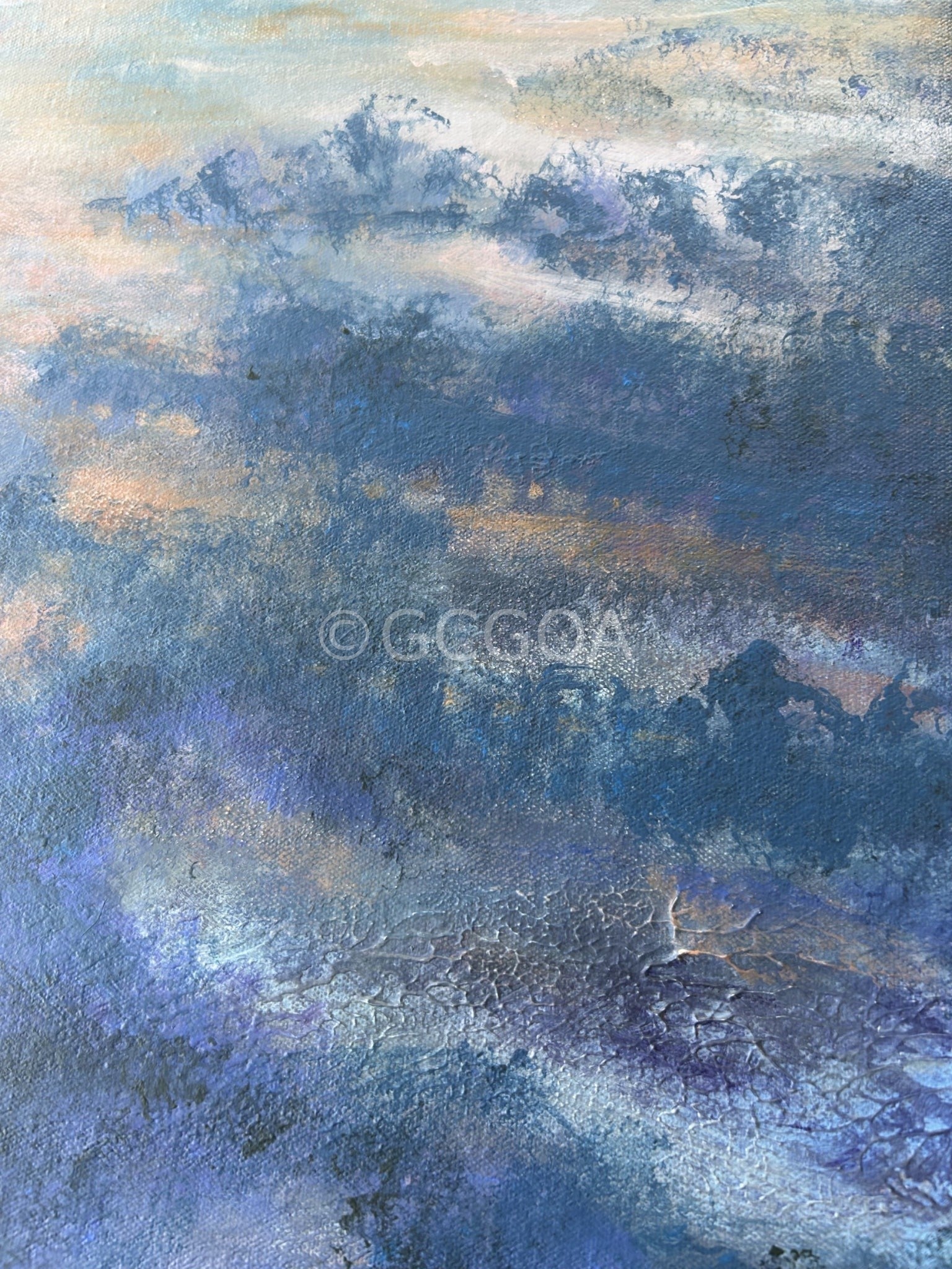 Salt Bush Country Evening - Gold Coast Gallery Of ArtDeb Parker Artist