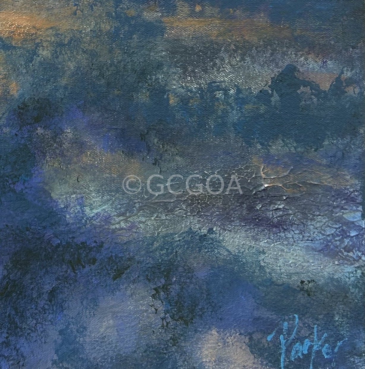Salt Bush Country Evening - Gold Coast Gallery Of ArtDeb Parker Artist