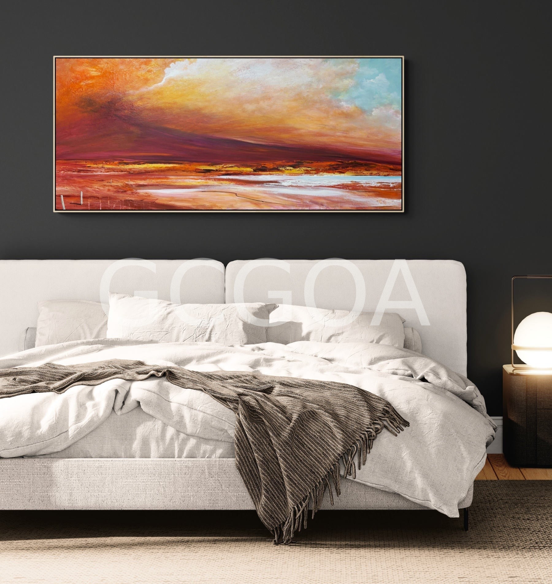 Salt Lake Sunset - Gold Coast Gallery Of ArtTania Chanter