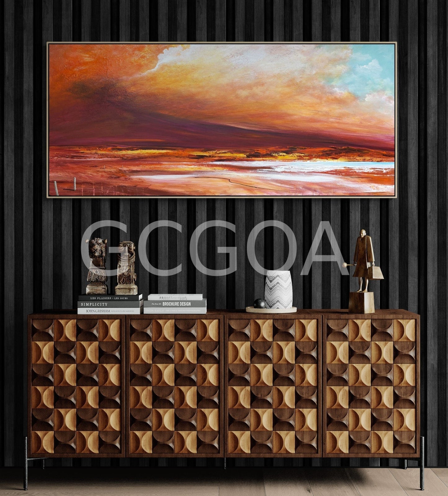 Salt Lake Sunset - Gold Coast Gallery Of ArtTania Chanter