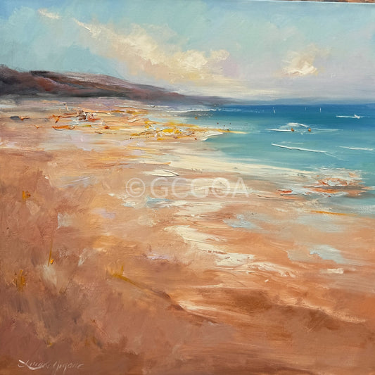Sandy beach No 3 - Original Art - Gold Coast Gallery Of ArtLiliana Gigovic