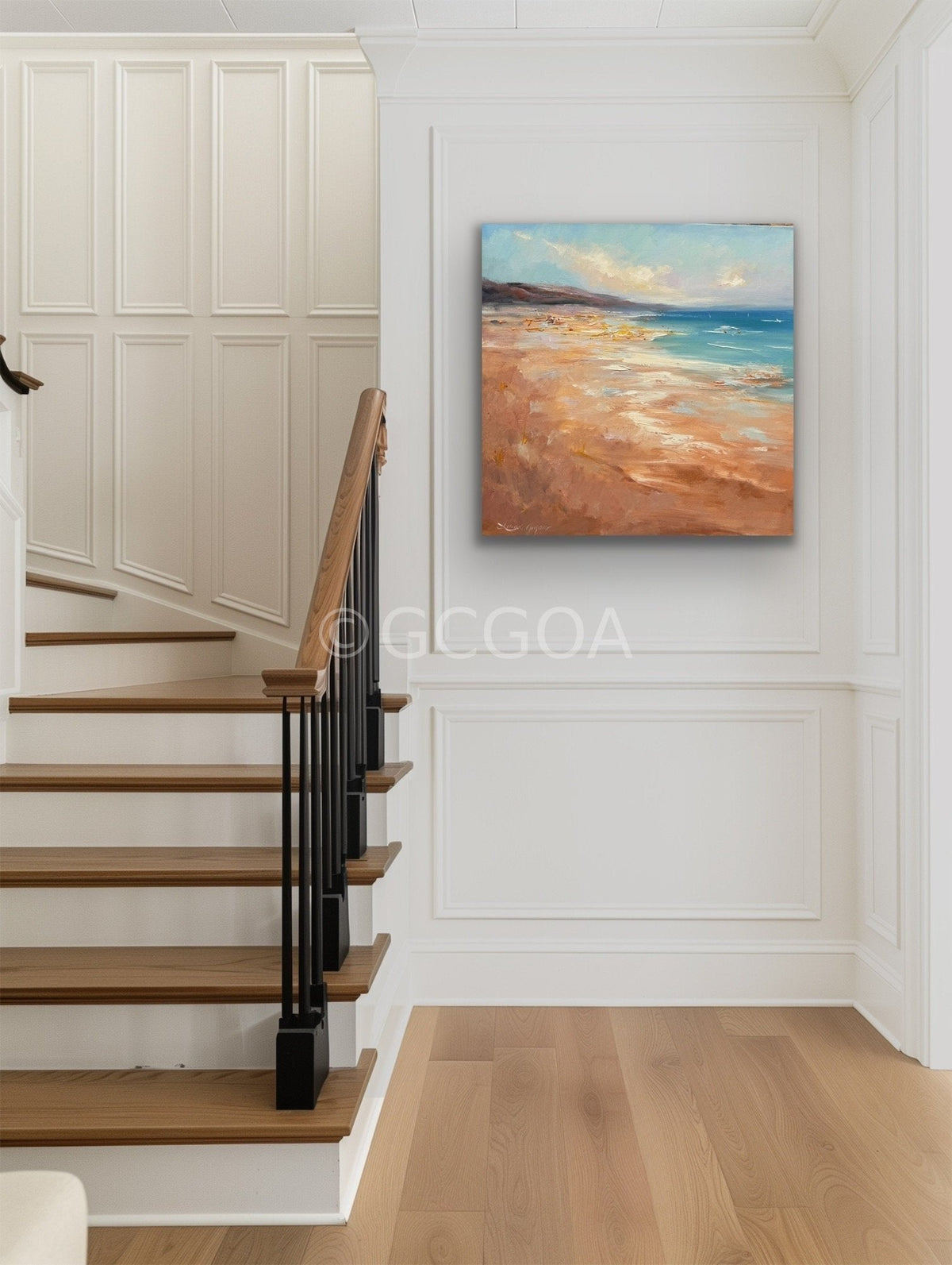 Sandy beach No 3 - Original Art - Gold Coast Gallery Of ArtLiliana Gigovic