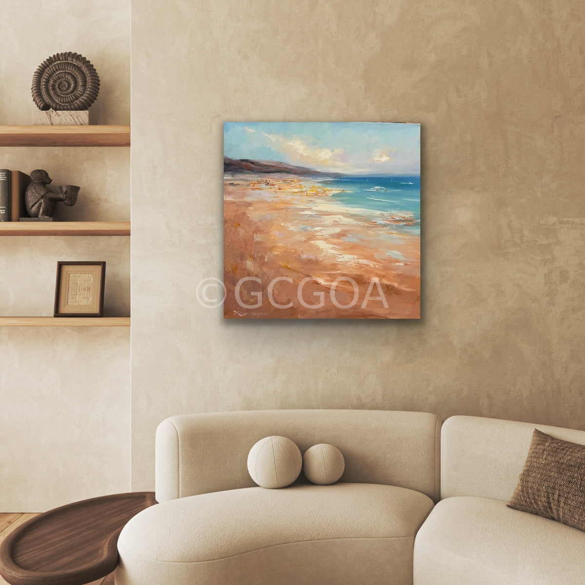 Sandy beach No 3 - Original Art - Gold Coast Gallery Of ArtLiliana Gigovic