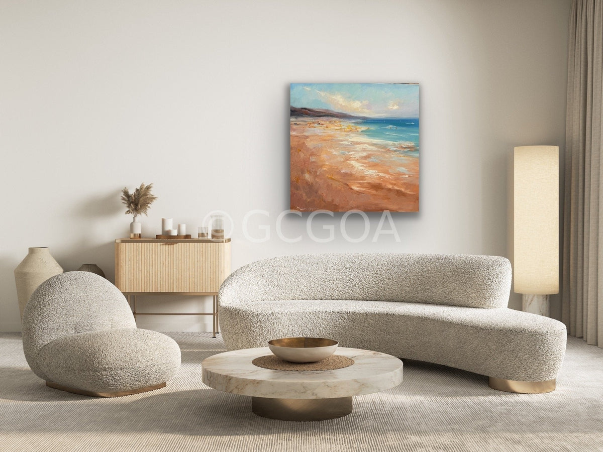 Sandy beach No 3 - Original Art - Gold Coast Gallery Of ArtLiliana Gigovic