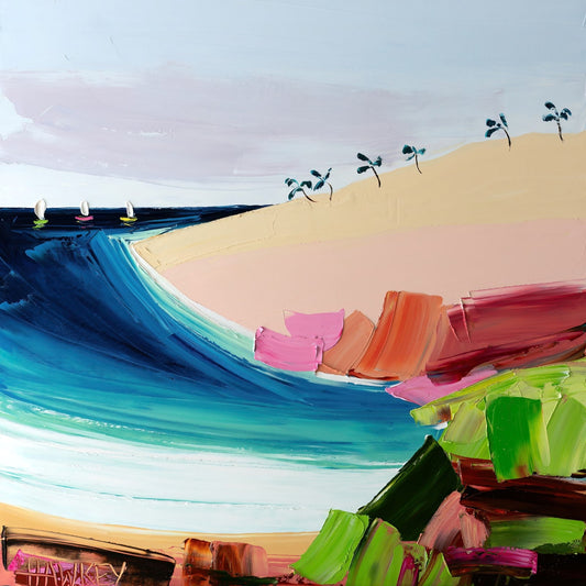 Sandy Point 2 - Fine Art Print - Gold Coast Gallery Of ArtAngela Hawkey