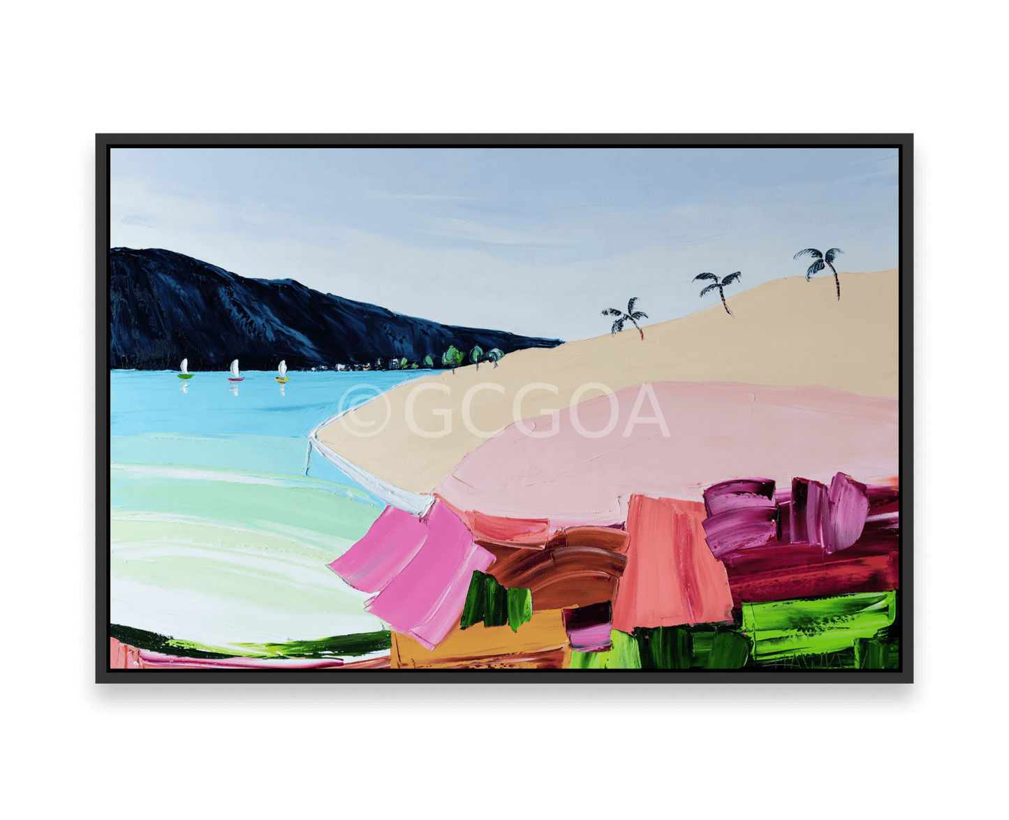 Sandy Point 3 - Fine Art Print - Gold Coast Gallery Of ArtAngela Hawkey