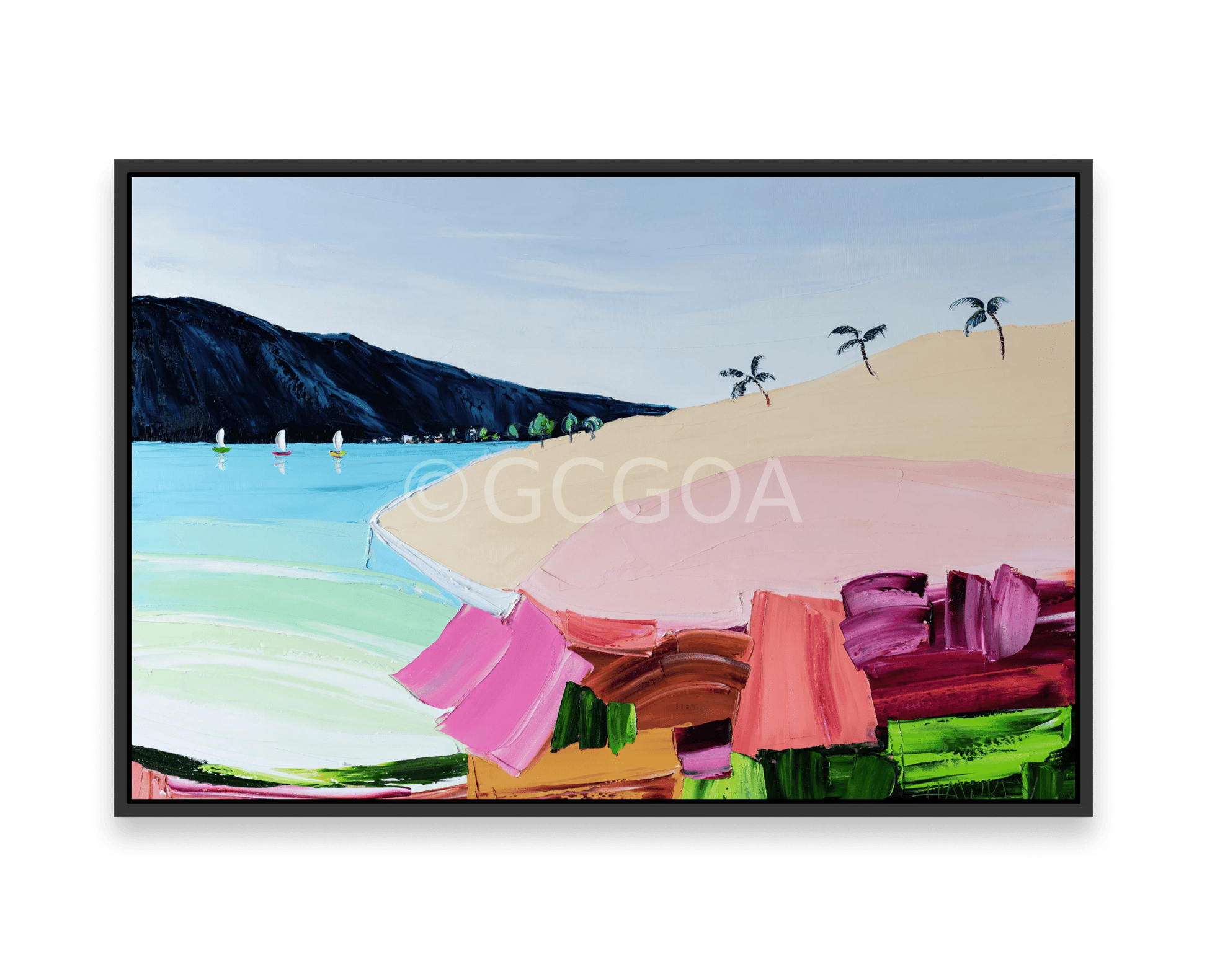 Sandy Point 3 - Fine Art Print - Gold Coast Gallery Of ArtAngela Hawkey