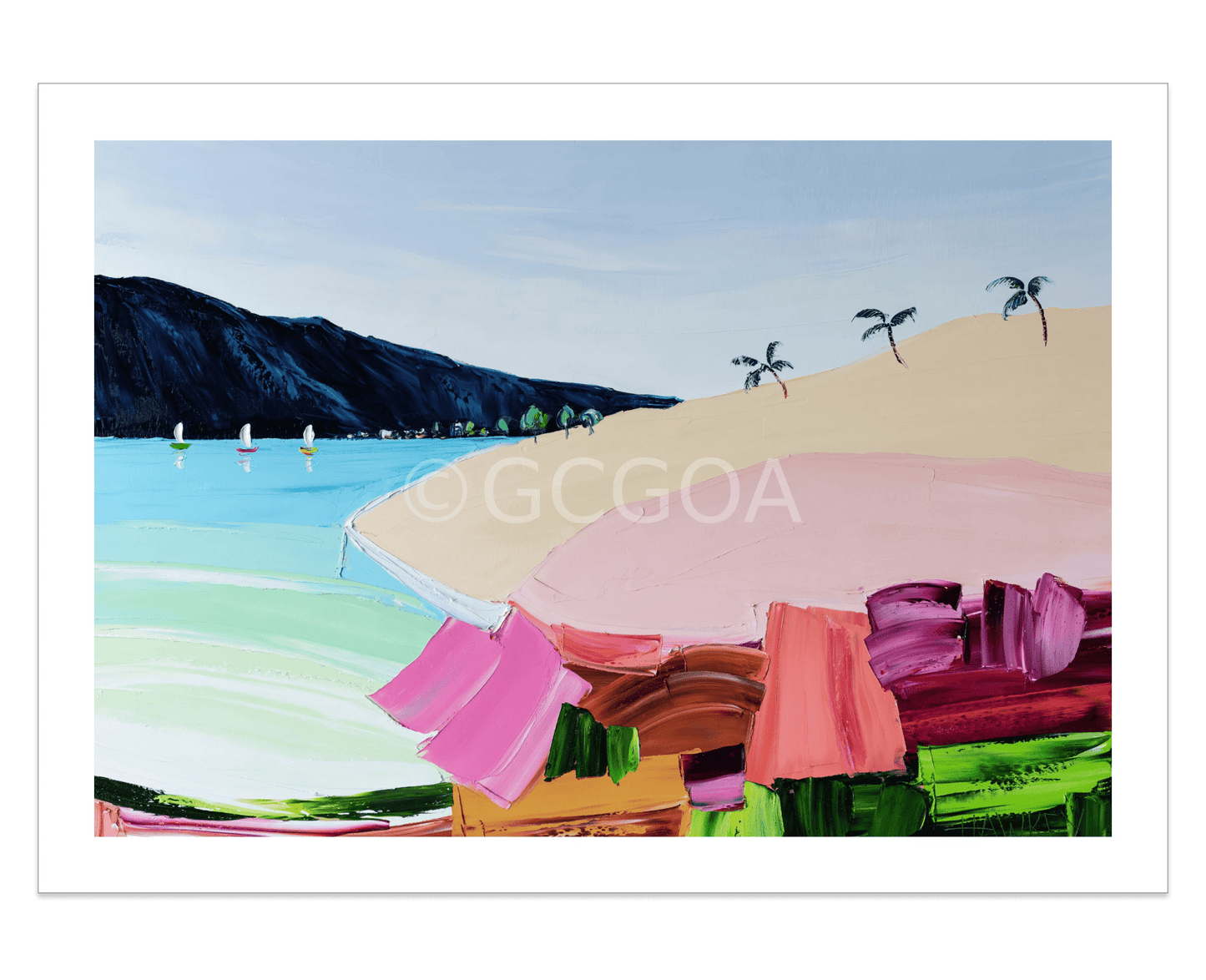 Sandy Point 3 - Fine Art Print - Gold Coast Gallery Of ArtAngela Hawkey