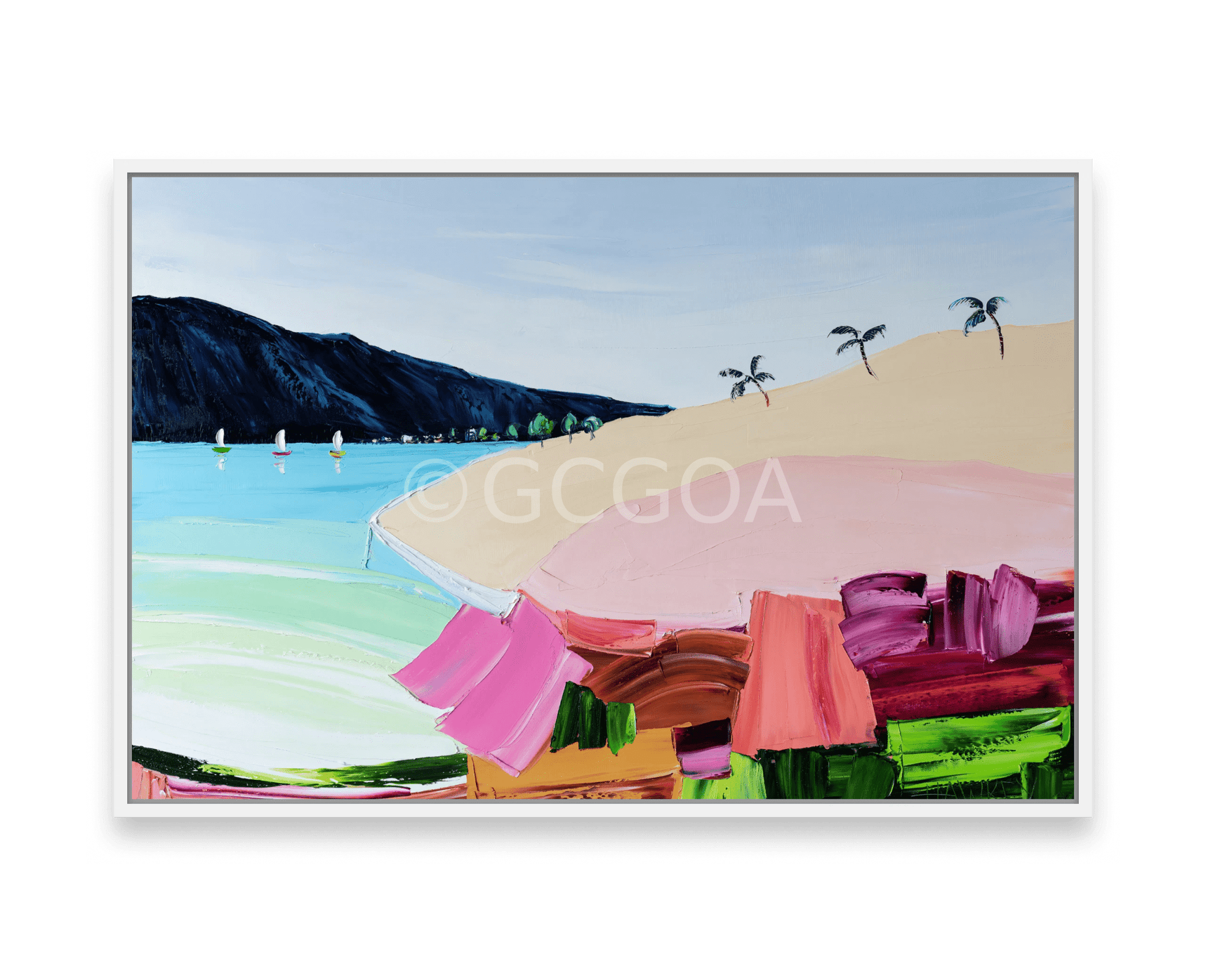 Sandy Point 3 - Fine Art Print - Gold Coast Gallery Of ArtAngela Hawkey