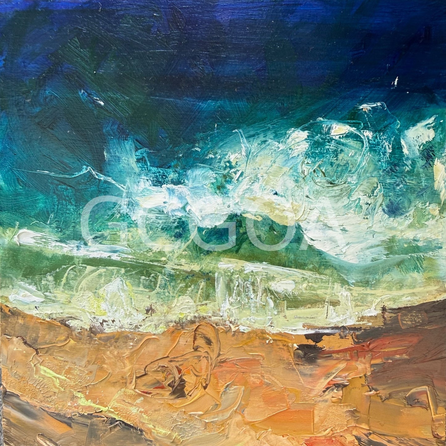 Sapphire Sea - Gold Coast Gallery Of ArtAmy Eberhardt