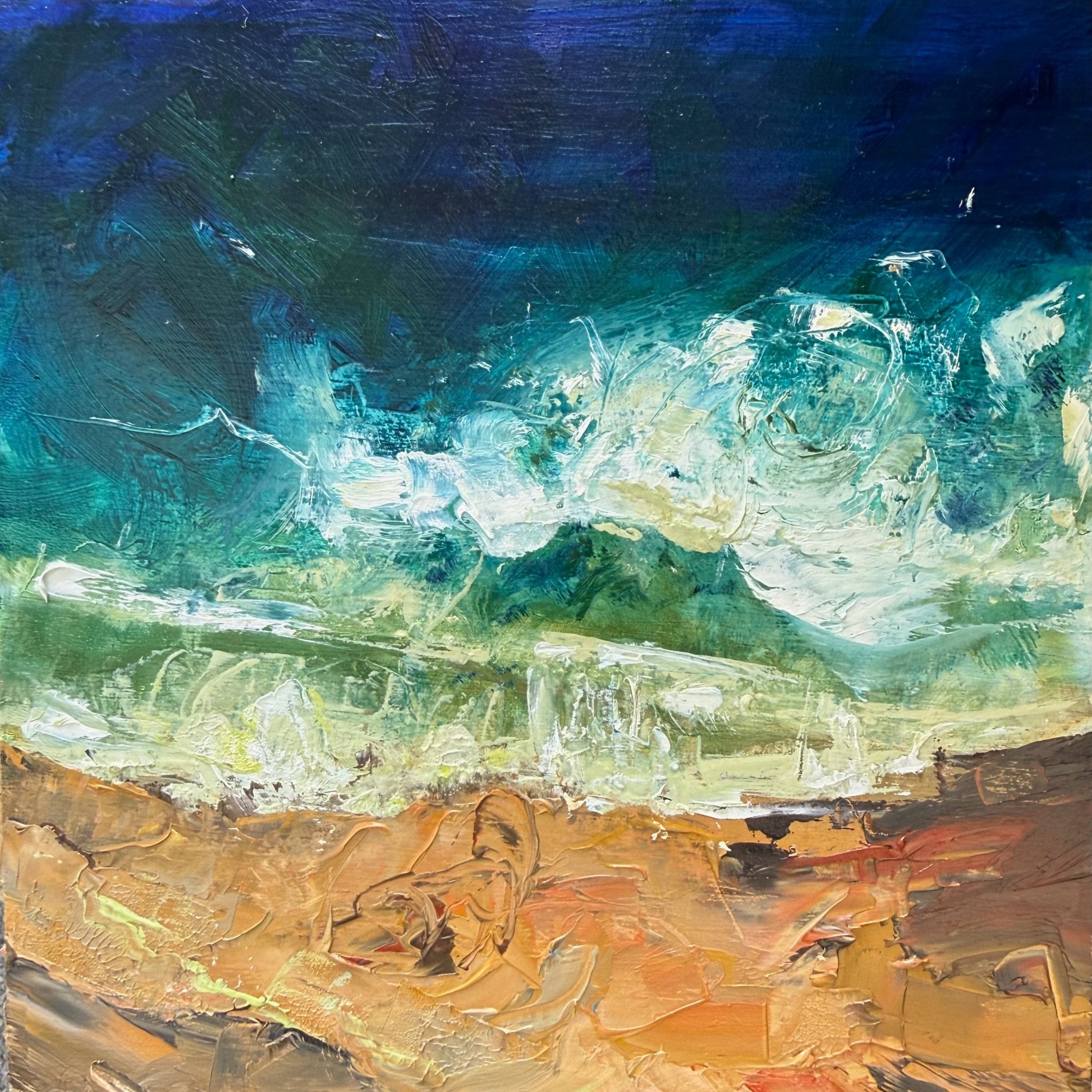 Sapphire Sea - Gold Coast Gallery Of ArtAmy Eberhardt