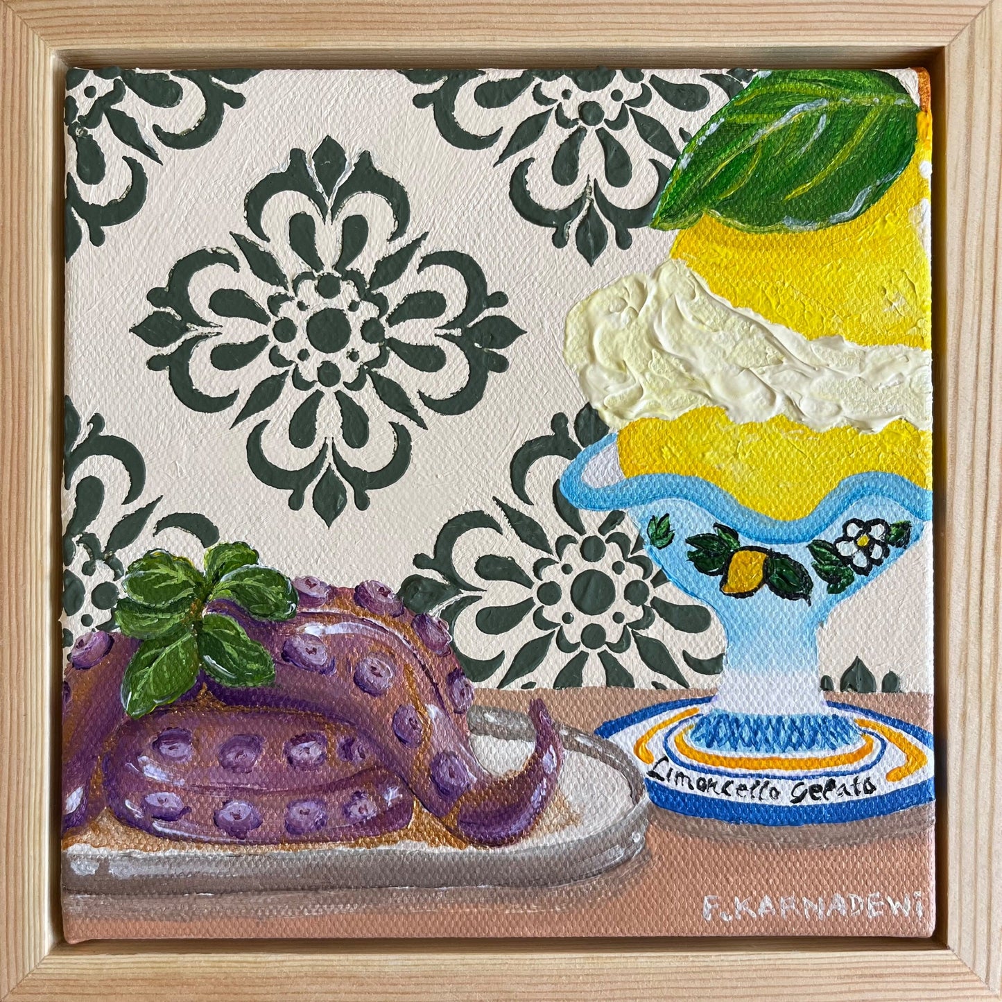 Sardinian Octopus & Limoncello - Gold Coast Gallery Of ArtFika Karnadewi