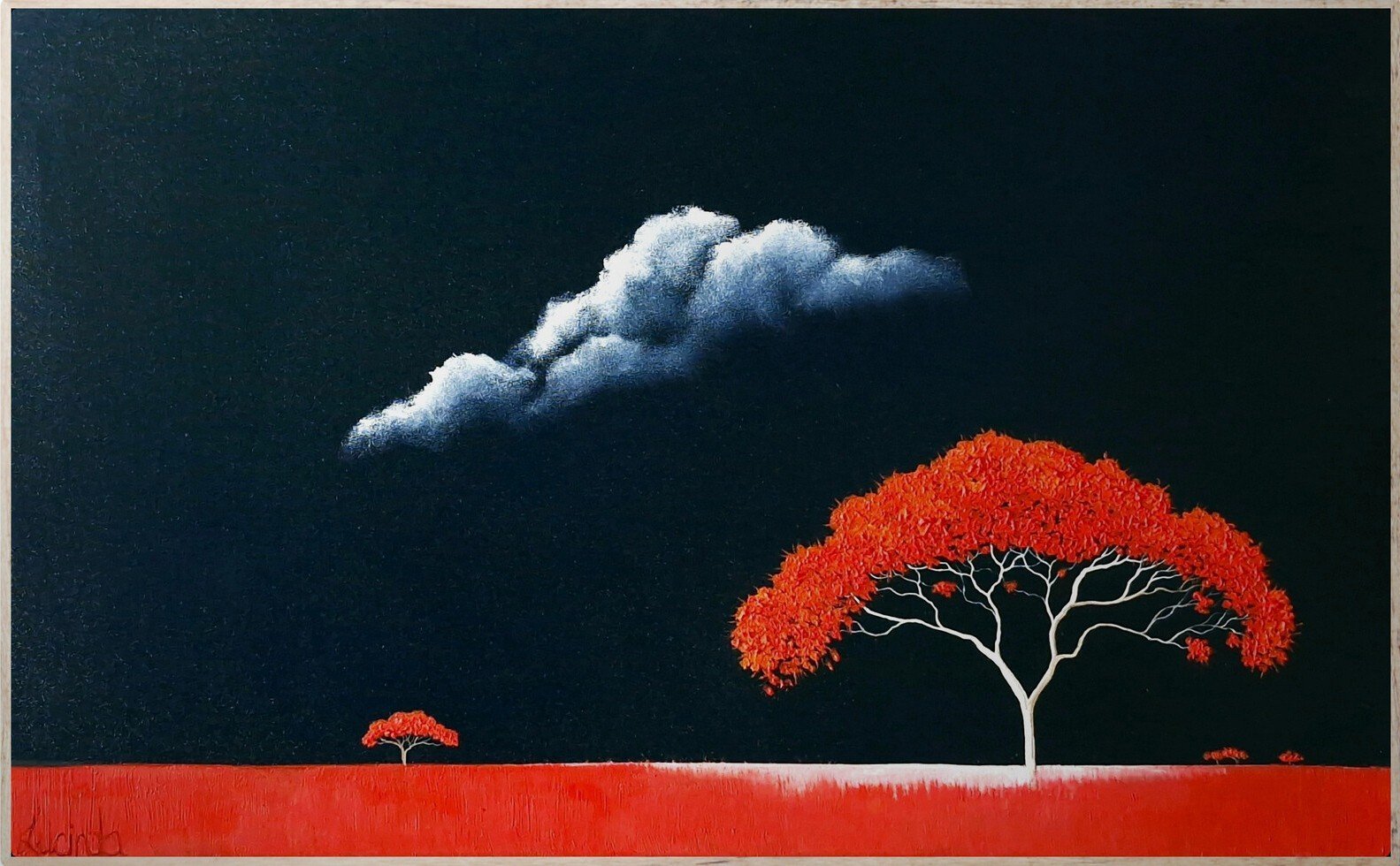 Savanna Night - Gold Coast Gallery Of ArtLucinda Leveille