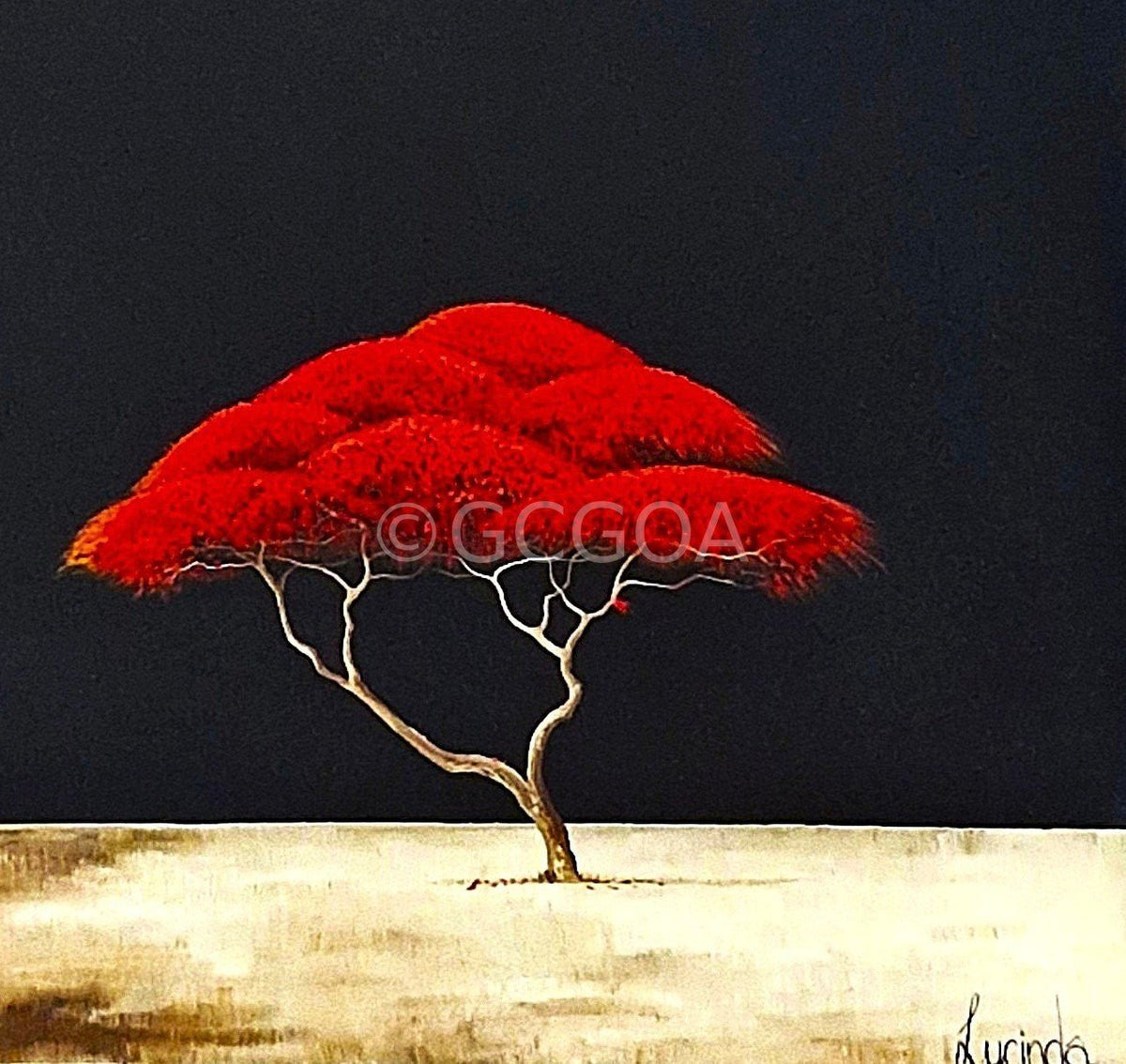 Savanna Nights - Gold Coast Gallery Of ArtLucinda Leveille