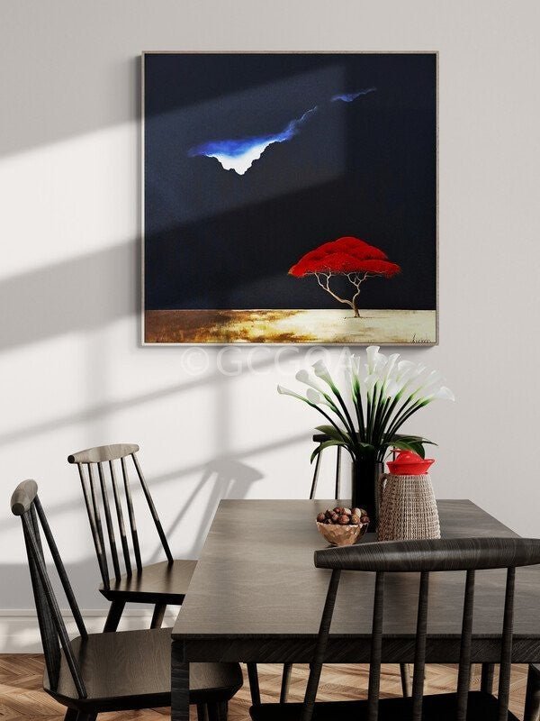 Savanna Nights - Gold Coast Gallery Of ArtLucinda Leveille