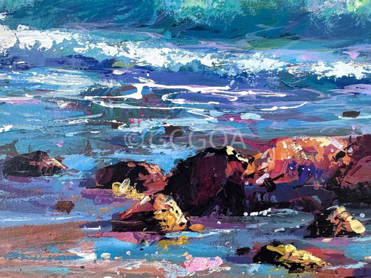 Seascape 2 - Original Art - Gold Coast Gallery Of ArtJos Coufreur