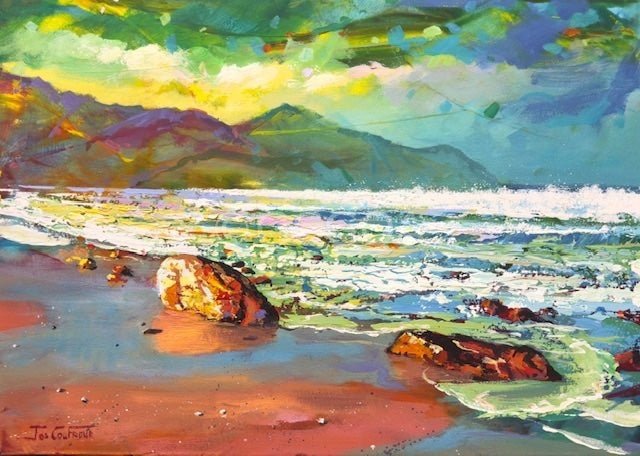 Seascape 3 - Ocean Strand Western Cape, South Africa - Original Art - Gold Coast Gallery Of ArtJos Coufreur