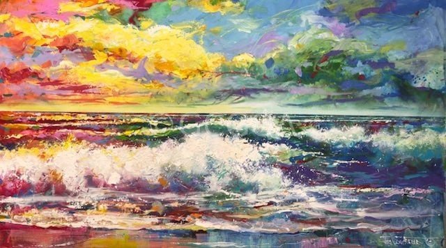 Seascape 4 - Original Art - Gold Coast Gallery Of ArtJos Coufreur
