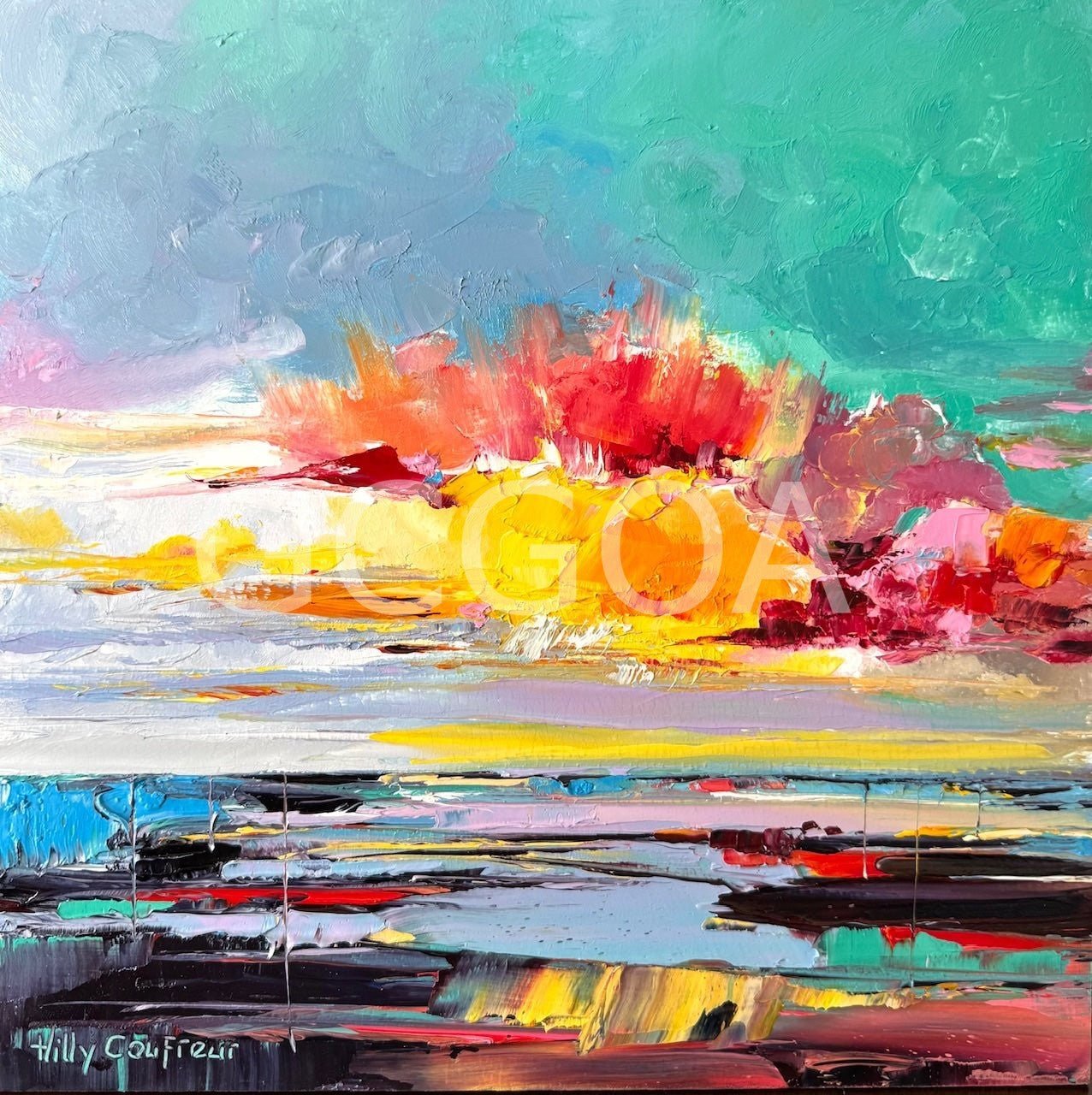 Seascape 45 - Gold Coast Gallery Of ArtHilly Coufreur