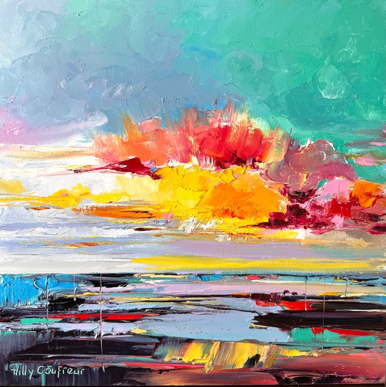 Seascape 45 - Gold Coast Gallery Of ArtHilly Coufreur