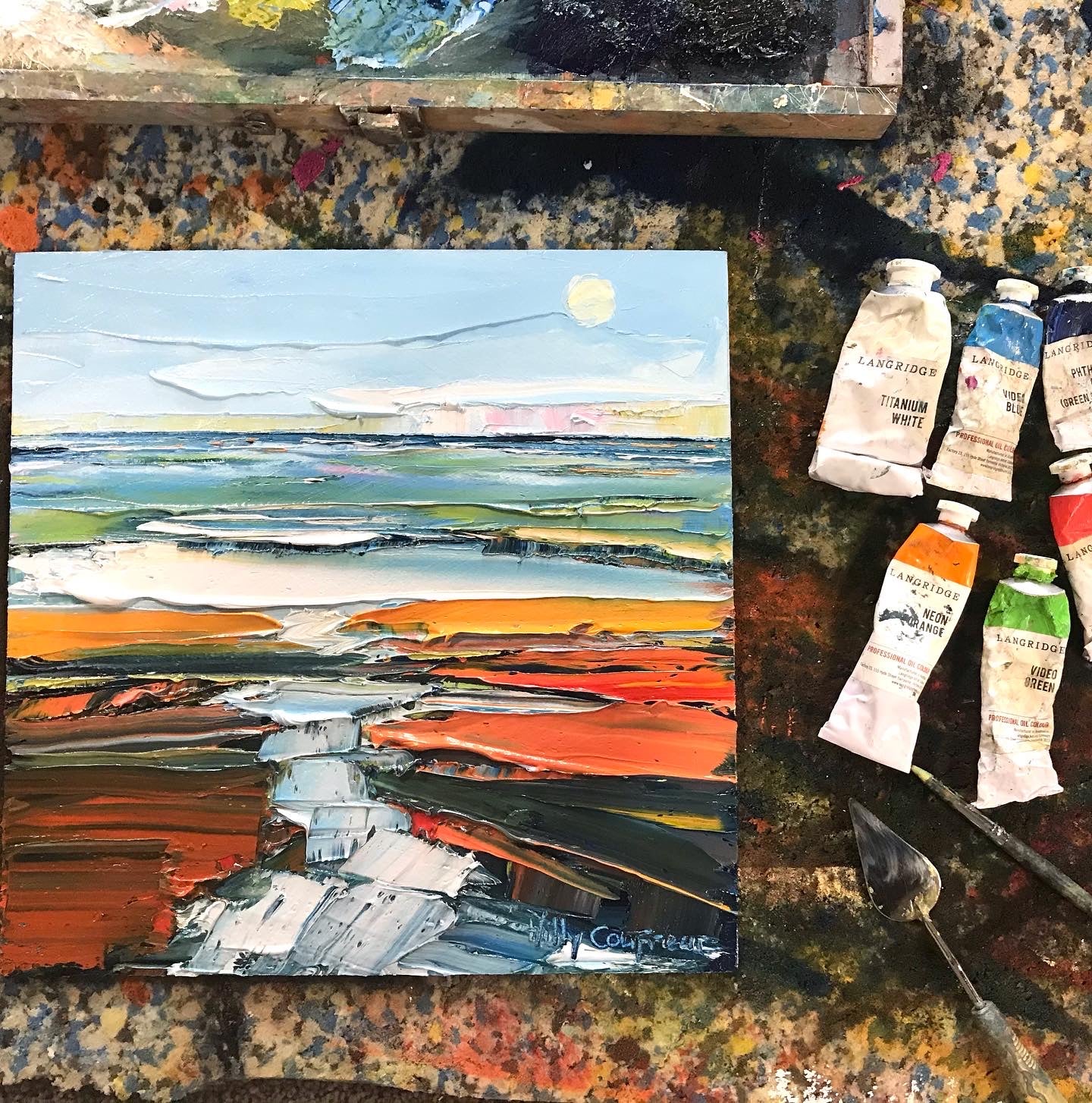 Seascape 5 - Gold Coast Gallery Of ArtHilly Coufreur