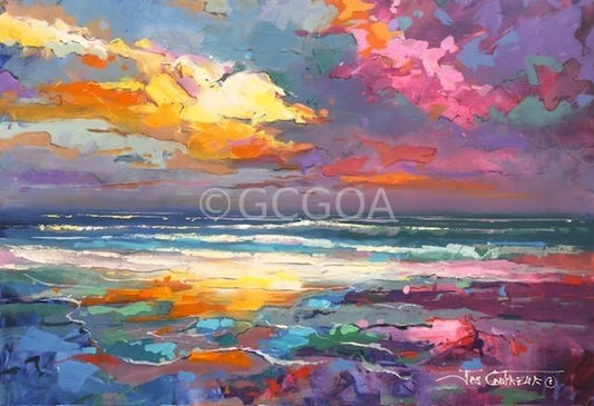Seascape 5 - Original Art - Gold Coast Gallery Of ArtJos Coufreur
