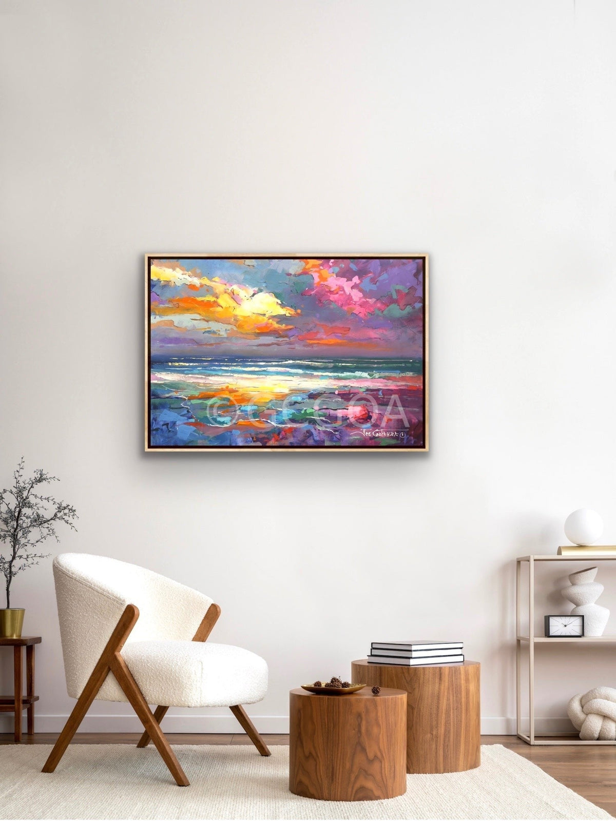 Seascape 5 - Original Art - Gold Coast Gallery Of ArtJos Coufreur