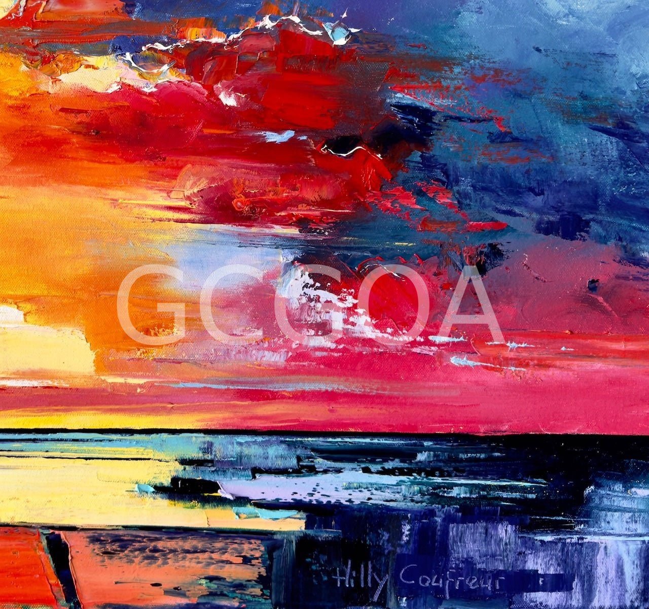 Seascape 52 - Gold Coast Gallery Of ArtHilly Coufreur