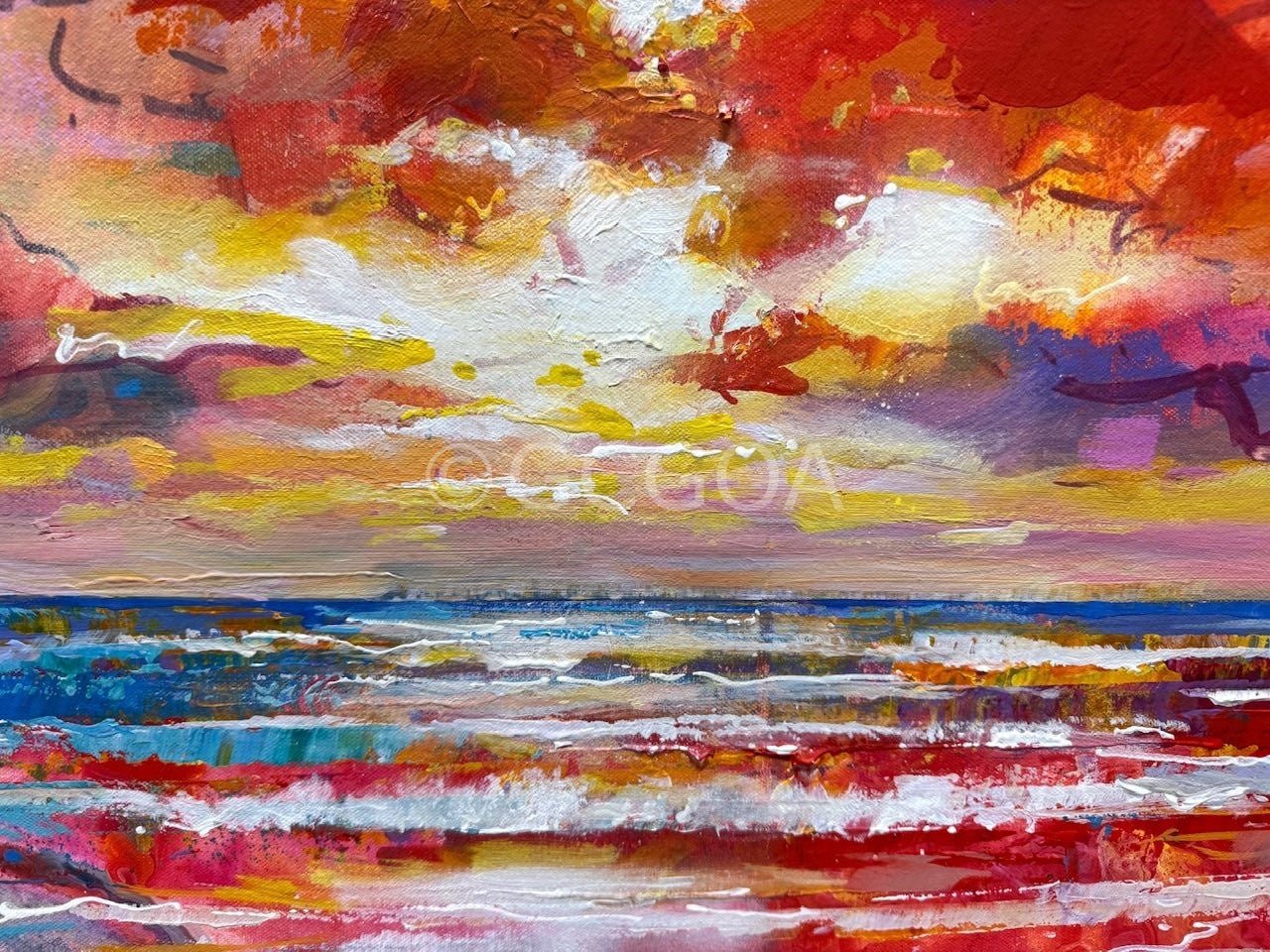 Seascape 6 - Original Art - Gold Coast Gallery Of ArtJos Coufreur