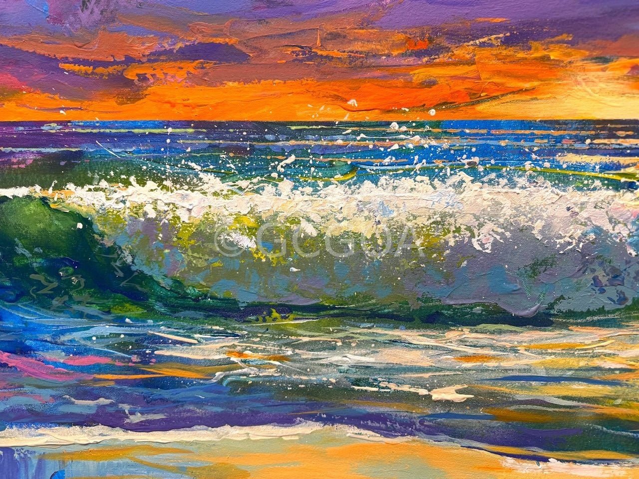 Seascape 7 - Original Art - Gold Coast Gallery Of Artjos coufreur