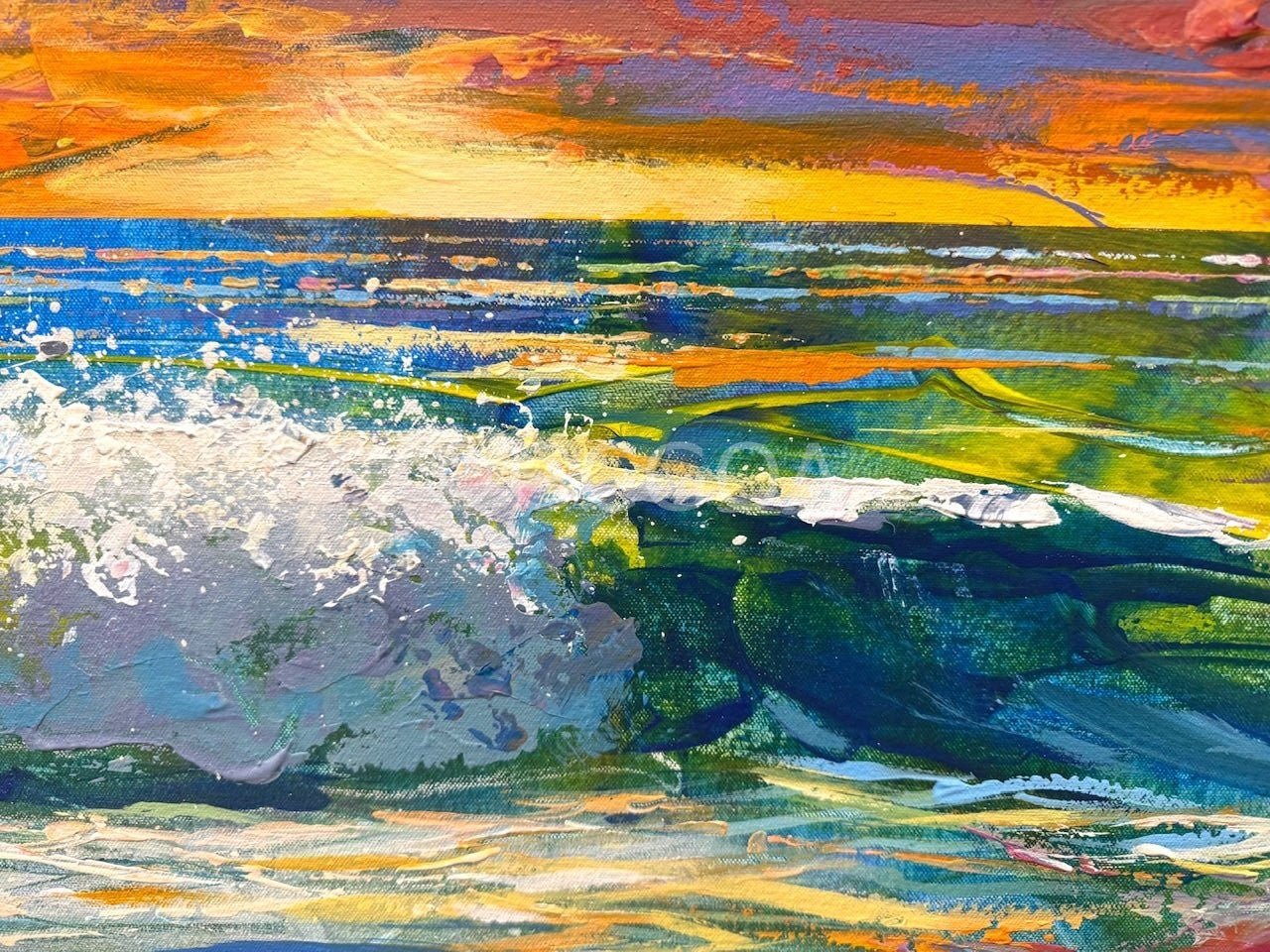 Seascape 7 - Original Art - Gold Coast Gallery Of Artjos coufreur