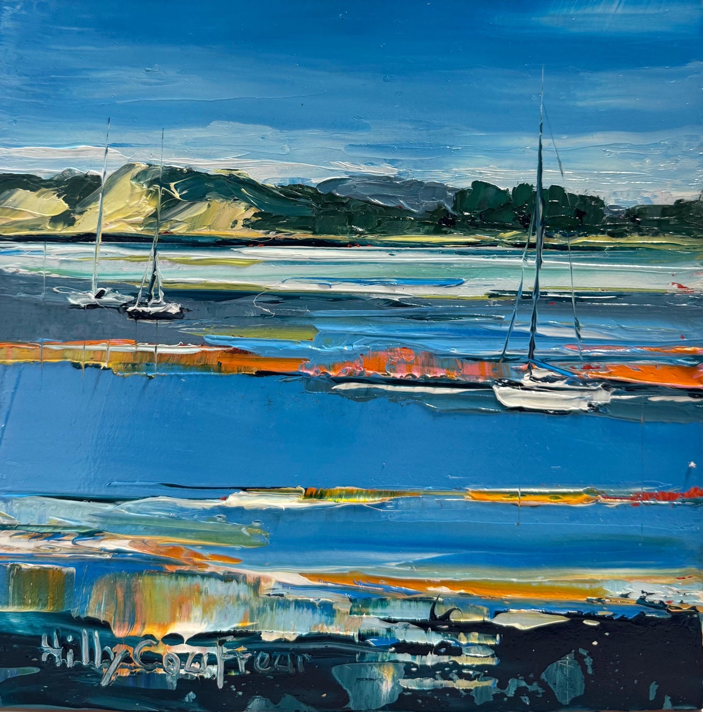 Seascape 71 - Plein Air - Gold Coast Gallery Of ArtHilly Coufreur