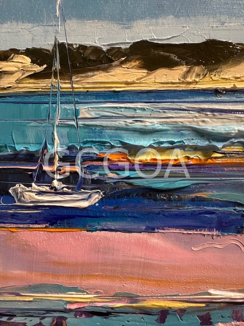 Seascape 76 - Gold Coast Gallery Of ArtHilly Coufreur