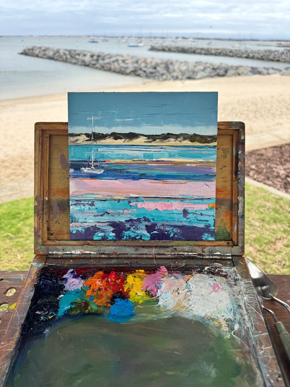 Seascape 76 - Gold Coast Gallery Of ArtHilly Coufreur