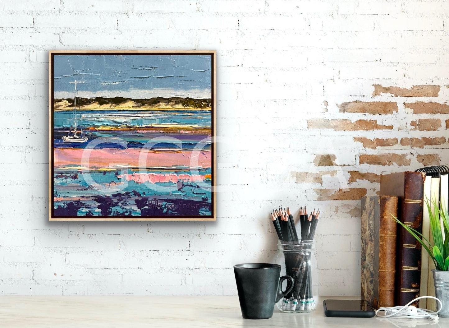 Seascape 76 - Gold Coast Gallery Of ArtHilly Coufreur