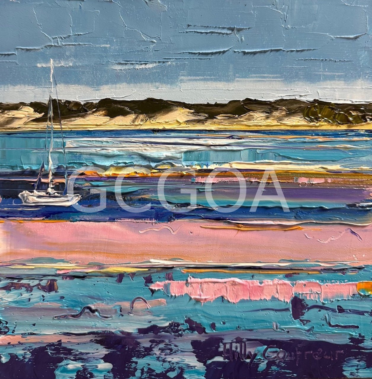 Seascape 76 - Gold Coast Gallery Of ArtHilly Coufreur