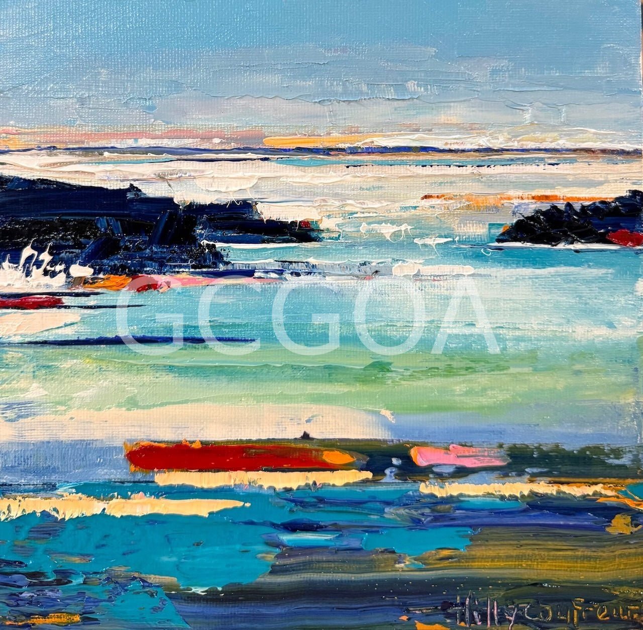 Seascape 80 - Gold Coast Gallery Of ArtHilly Coufreur