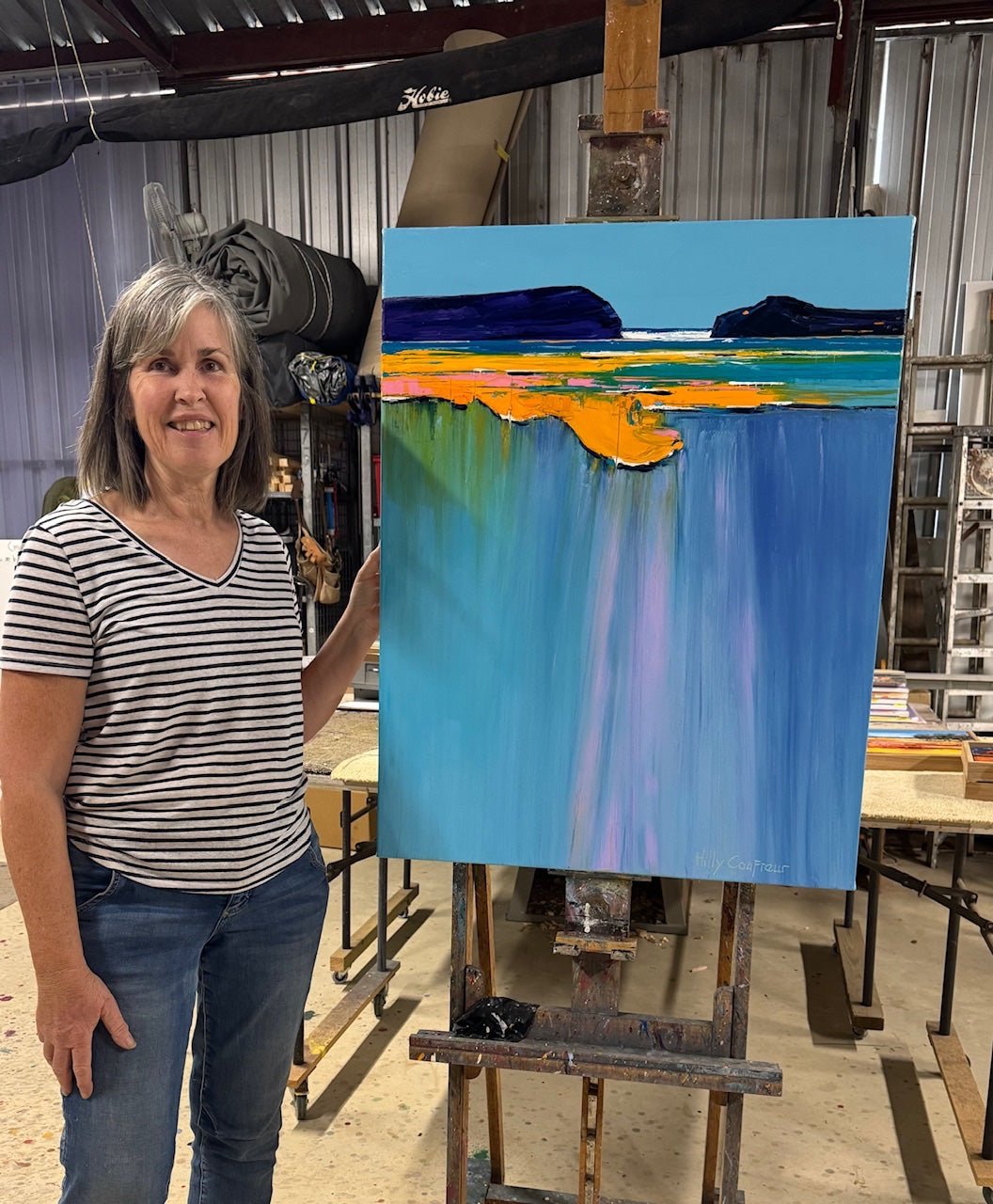 Seascape - Commission for N. - Gold Coast Gallery Of ArtHilly Coufreur