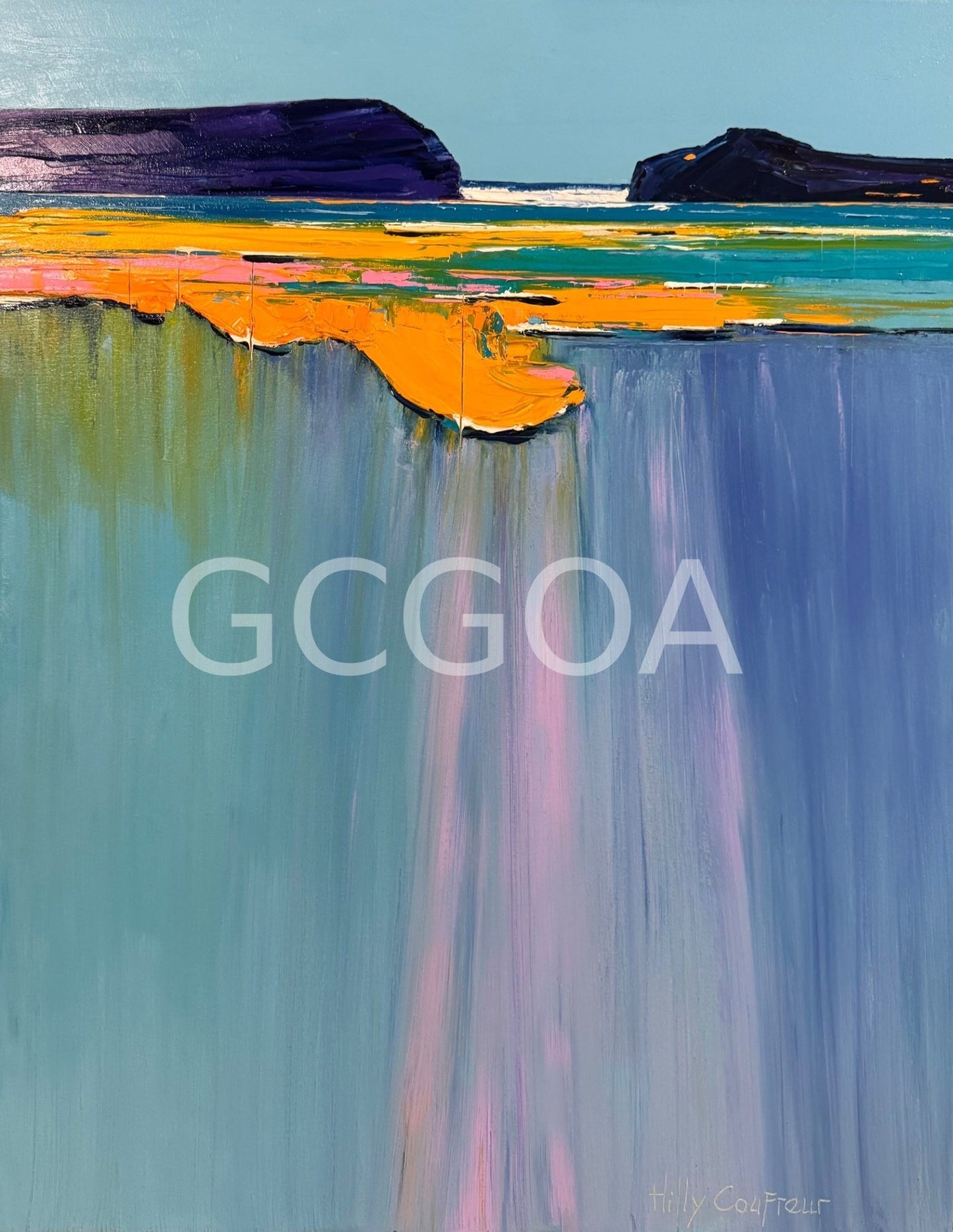 Seascape - Commission for N. - Gold Coast Gallery Of ArtHilly Coufreur