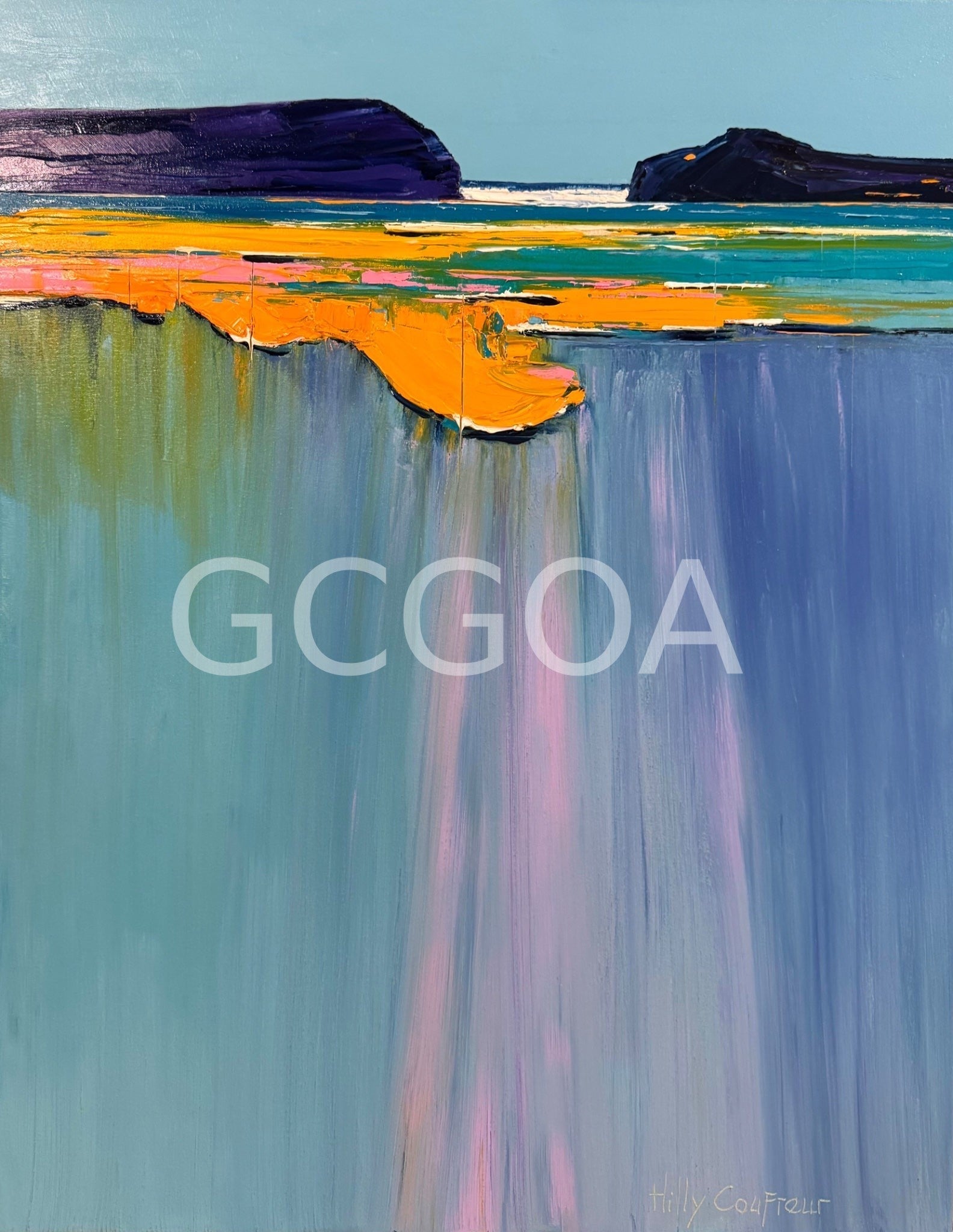 Seascape - Commission for N. - Gold Coast Gallery Of ArtHilly Coufreur