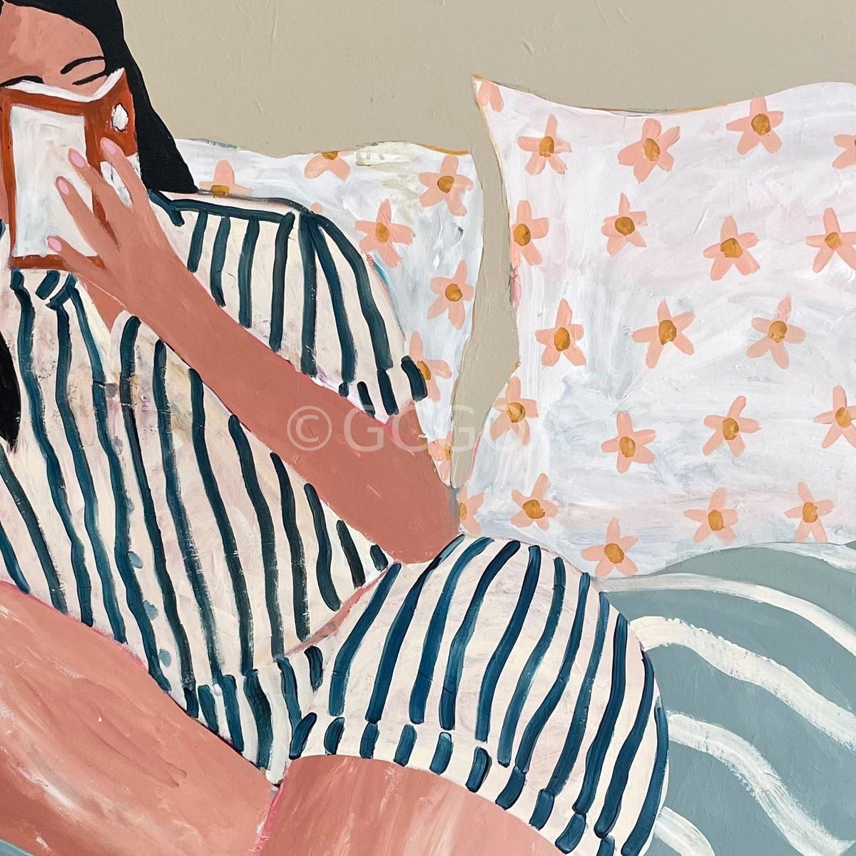 Settled In For The Night - Original Art - Gold Coast Gallery Of ArtMarnie Mcknight