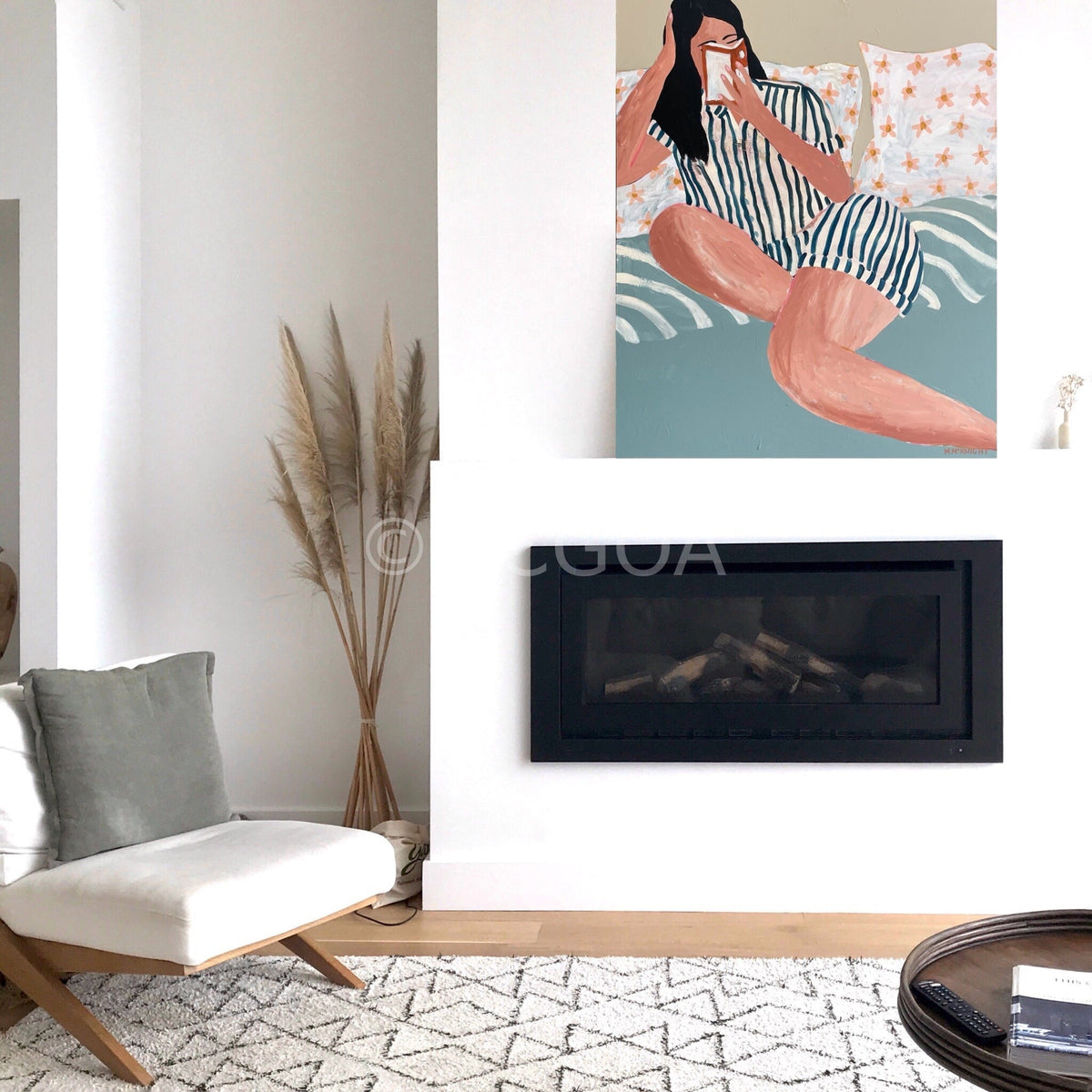 Settled In For The Night - Original Art - Gold Coast Gallery Of ArtMarnie Mcknight