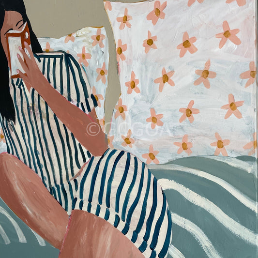 Settled In For The Night - Original Art - Gold Coast Gallery Of ArtMarnie Mcknight
