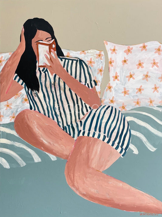 Settled In For The Night - Original Art - Gold Coast Gallery Of ArtMarnie Mcknight