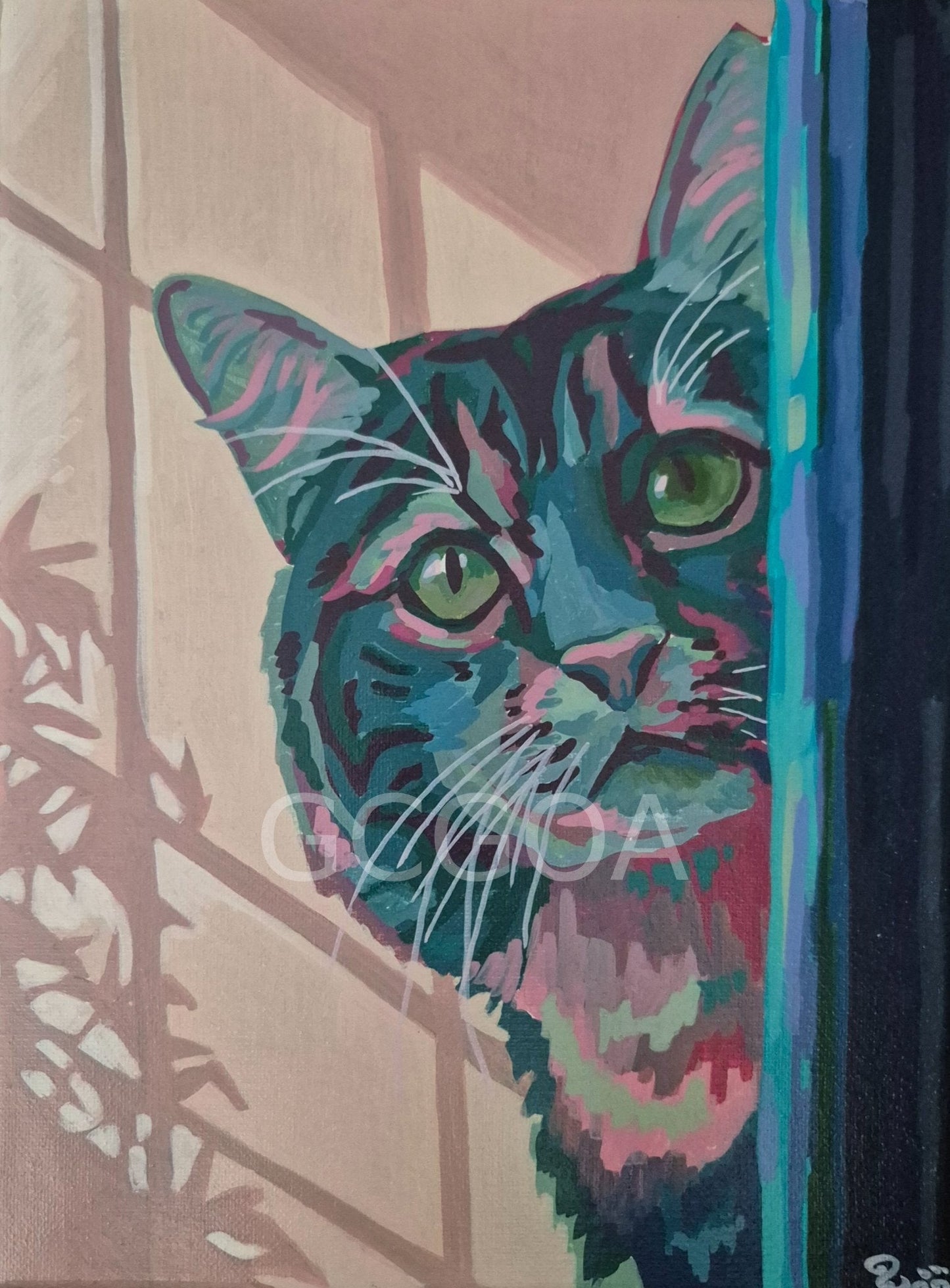 Shadow Cat - Gold Coast Gallery Of ArtRenae Hall