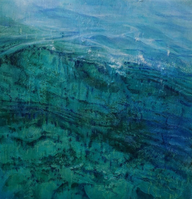 Shallow Blues - Gold Coast Gallery Of ArtPatricia Walsh